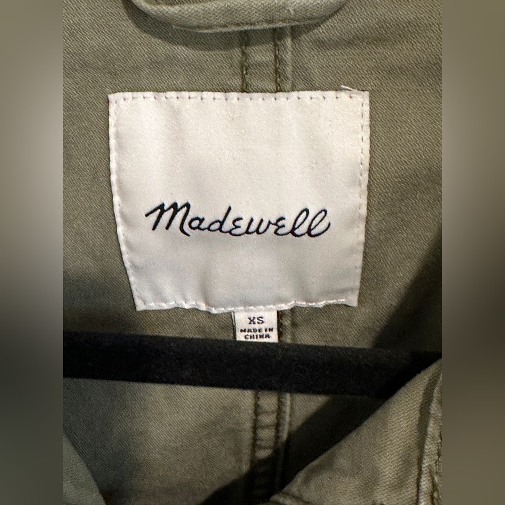 Madewell Foliage Green Surplus Jacket Utility Military Size XS - Picture 5 of 8